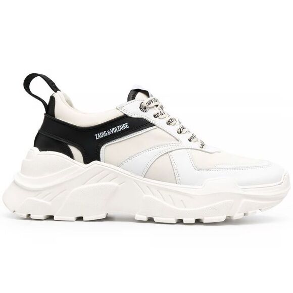 ZADIG&VOLTAIRE  Future Contrast Strap Sneakers, Sz 40 Us 9/9.5 $400 - Picture 1 of 12
